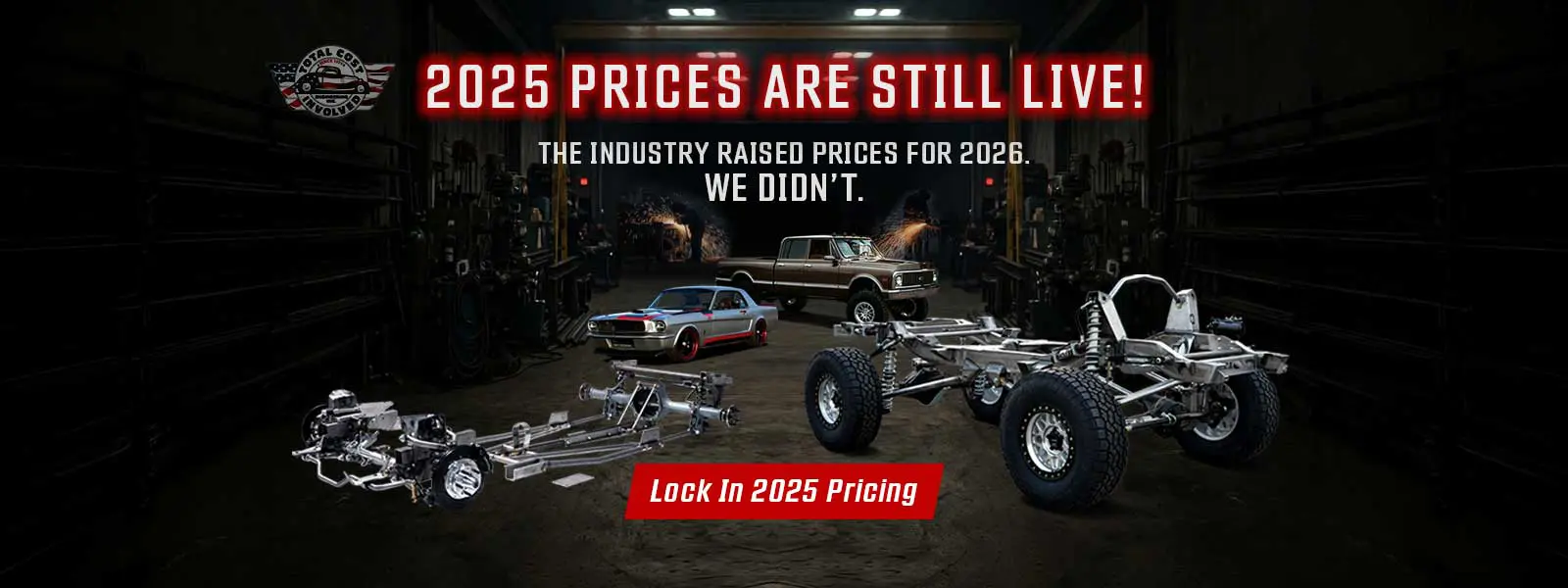 USA‑Made Suspension & Chassis for Classic Cars and Trucks Classic Cars and Trucks Suspension & Chassis made in USA