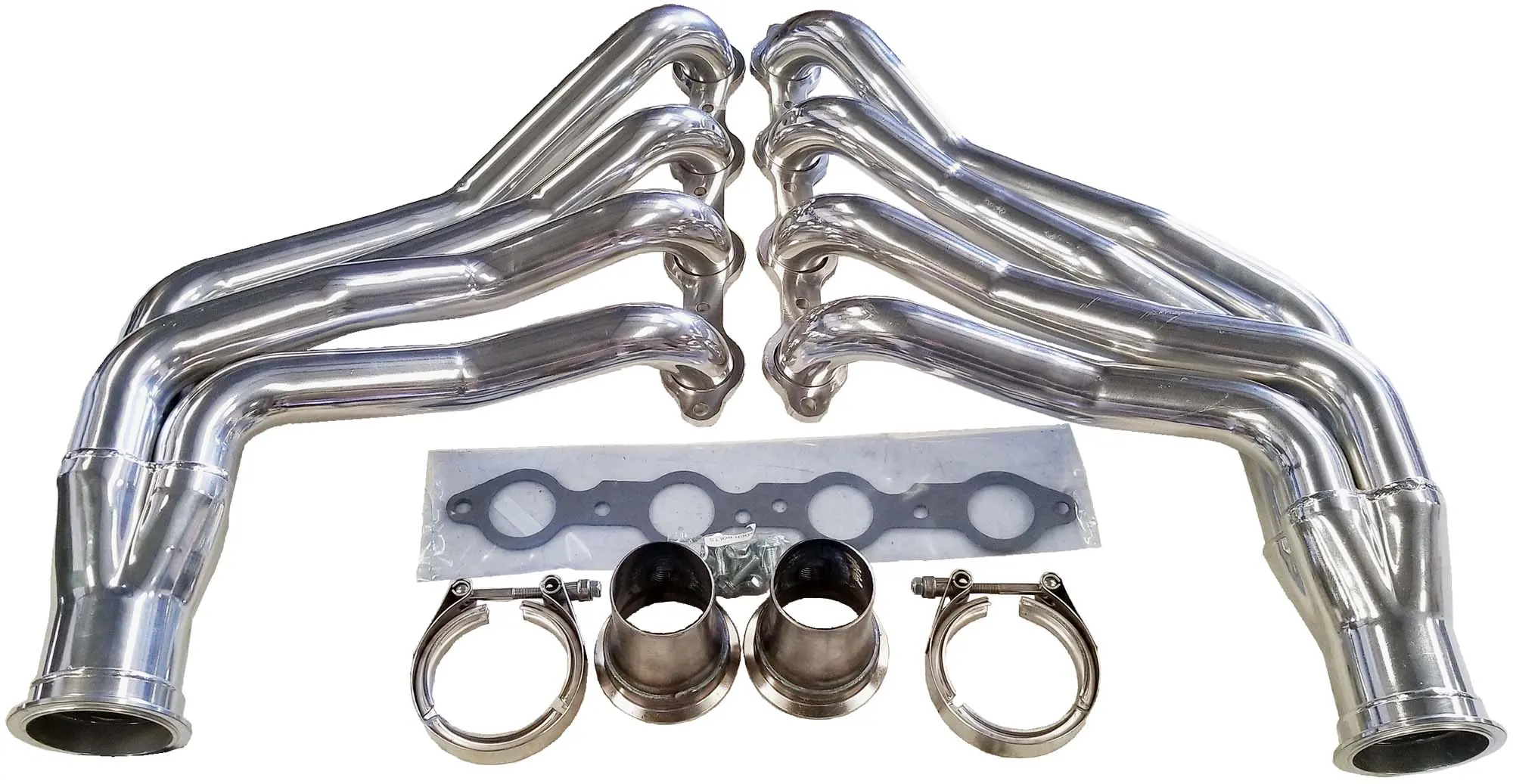 LS Long Tube Headers for Chevy Muscle Cars TCI suspensions
