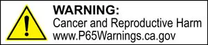 Warning Prop65 Warning Prop65