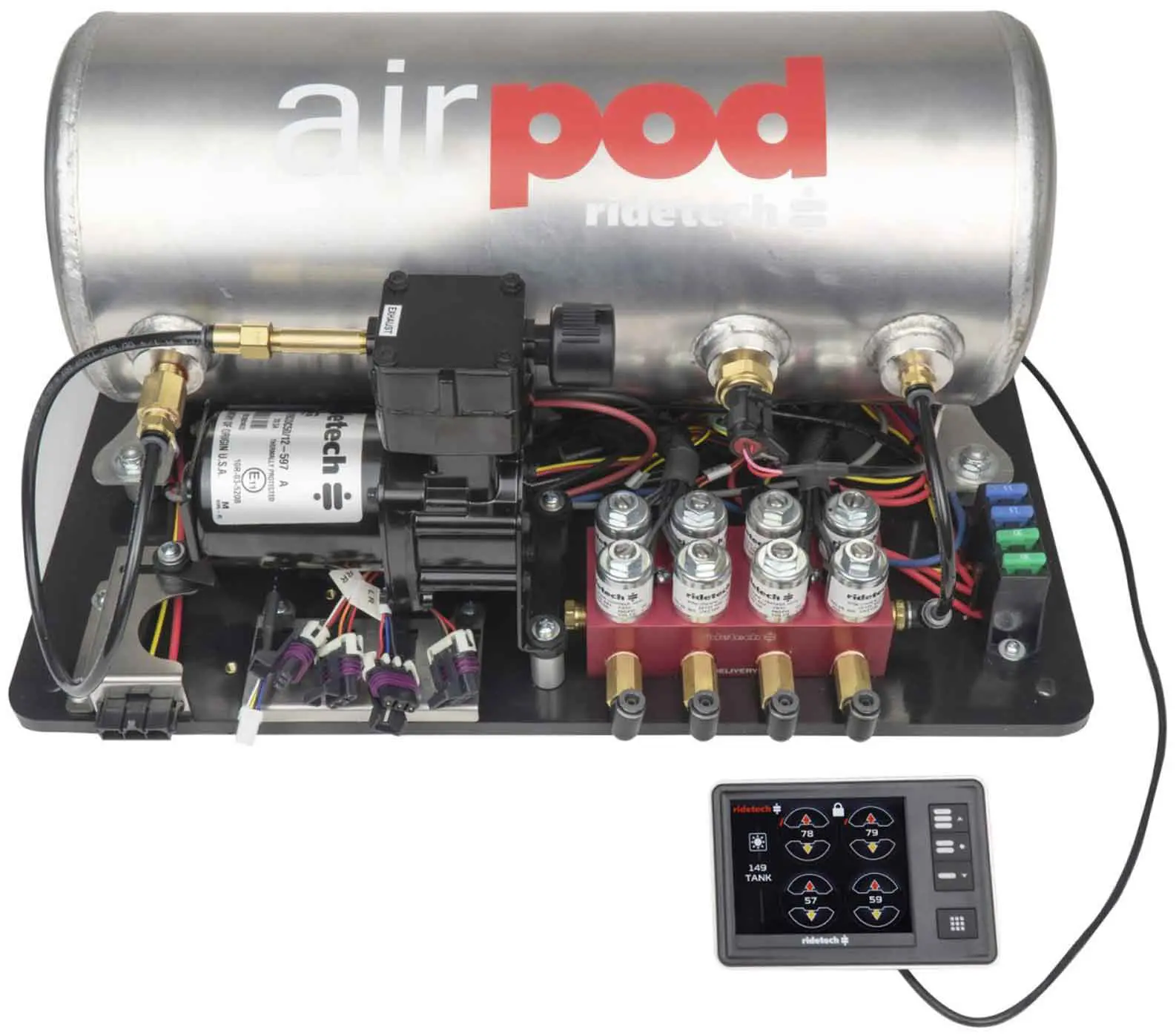 Ridetech Air Ride 3 Gallon Single Airpod