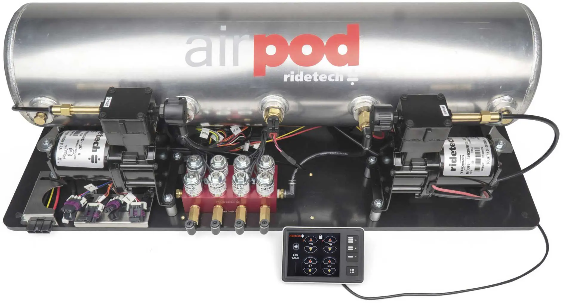 Ridetech Air Ride 5 Gallon Dual Airpod