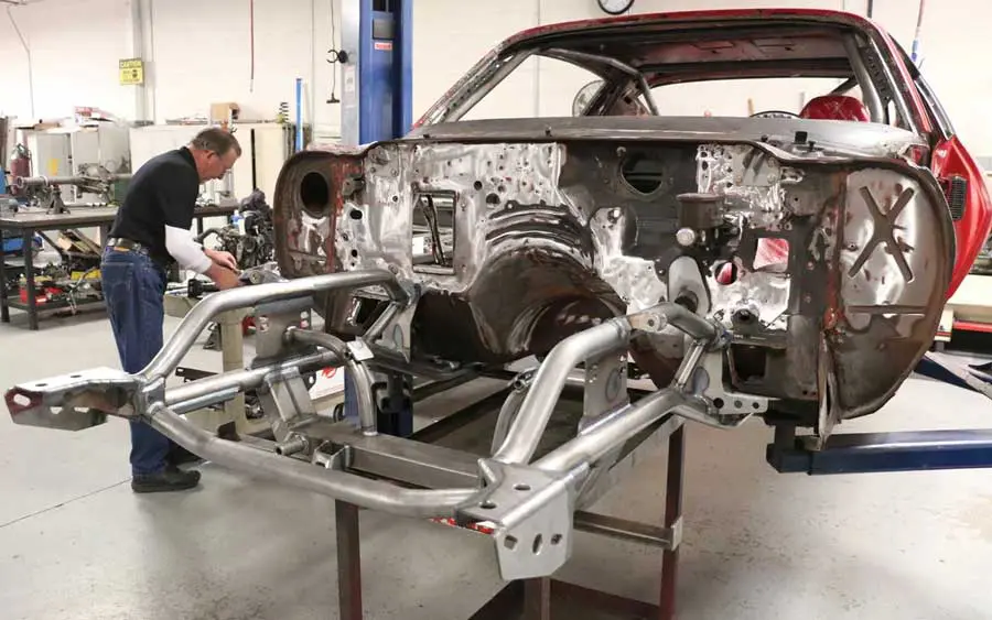 Working On Car Chevy Muscle Car Working On Chevy Muscle Car Suspension