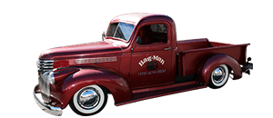 red 1940-1946 Classic Chevy Truck suspensions