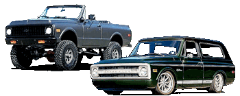 1969-1972 K5 Blazer 2wd & 4x4 TCI suspension & chassis