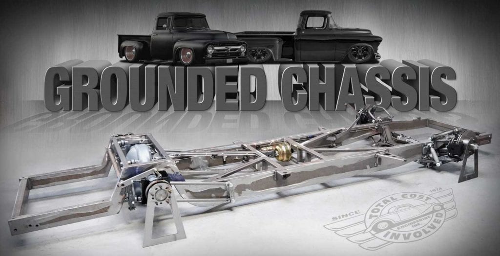 Grounded Chassis for 1955-1959 Chevy and 1948-1956 Ford Trucks