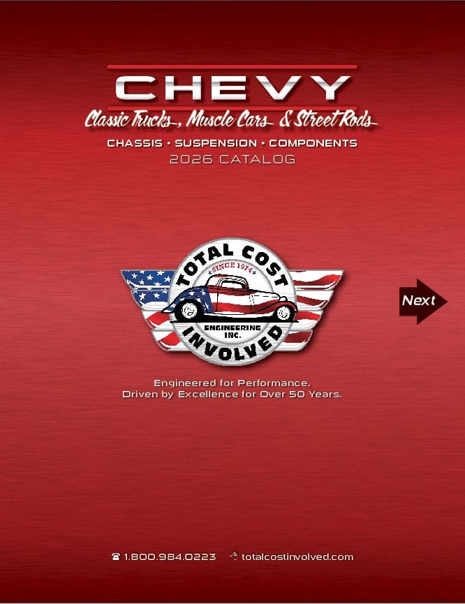 TCI Engineering 2026 Catalog Cover Chevy