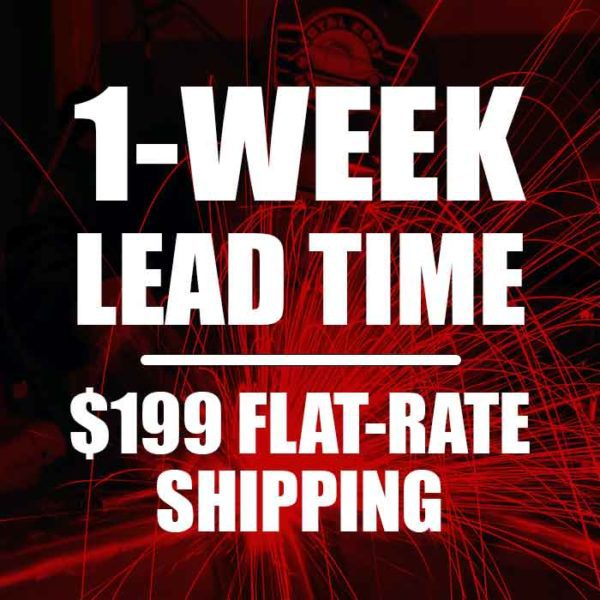 Lead Time 1 Week And Flat Rate Shipping Icon