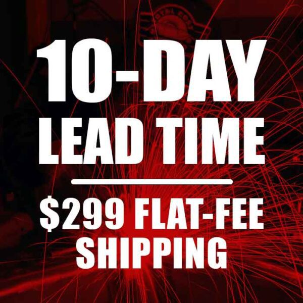 Lead Time 10 Days And Flat Rate Shipping Icon