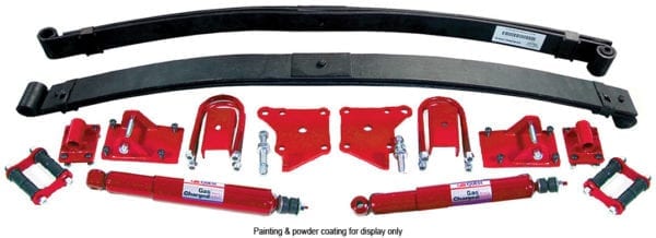 Parabolic Rear Leaf Kit Red