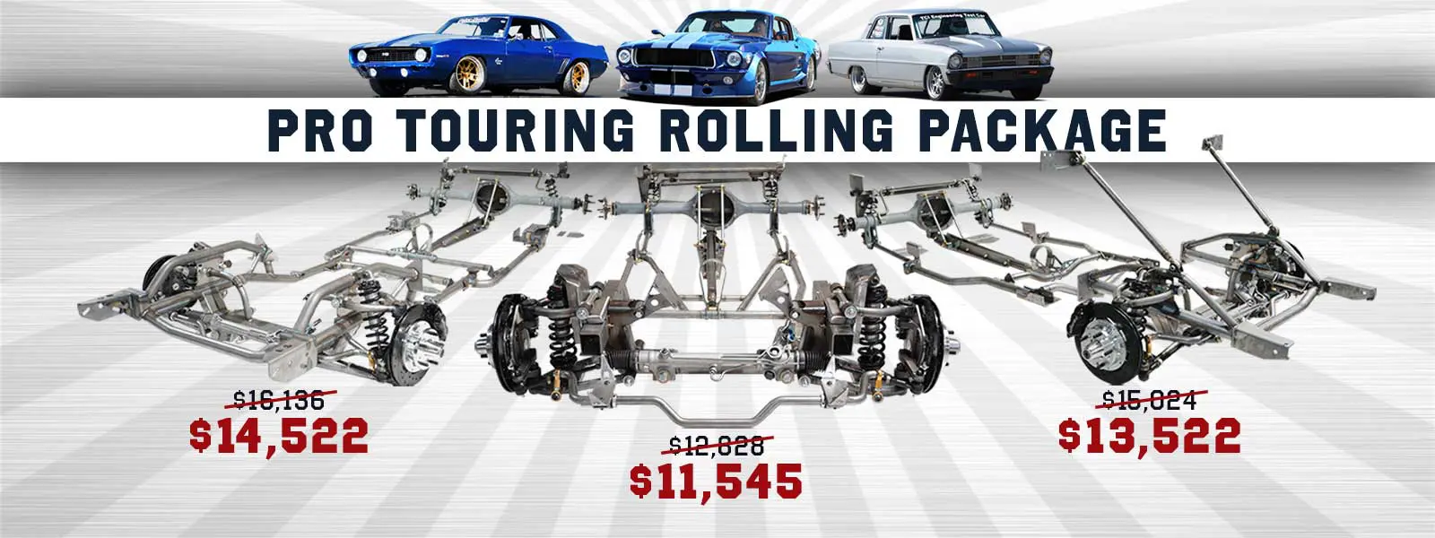 TCI Pro Touring Suspension Rolling Package Free Freight