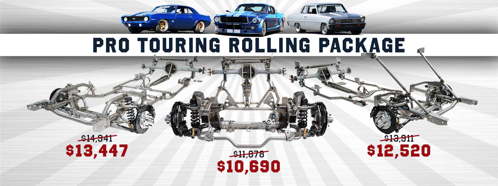 TCI Pro Touring Suspension Rolling Package Free Freight