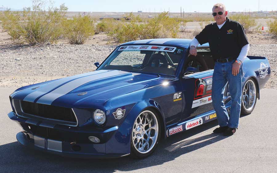 About TCI owner Ed Moss with '67 Mustang